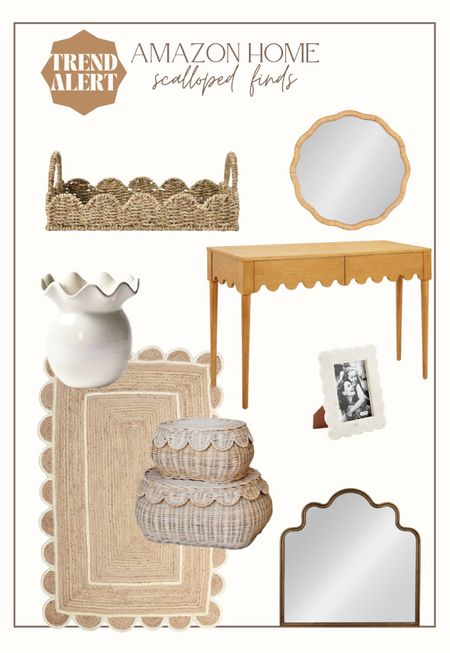 Scalloped furniture
Amazon home
Scallop decor
Spring home 

#LTKsalealert #LTKhome #LTKfindsunder50