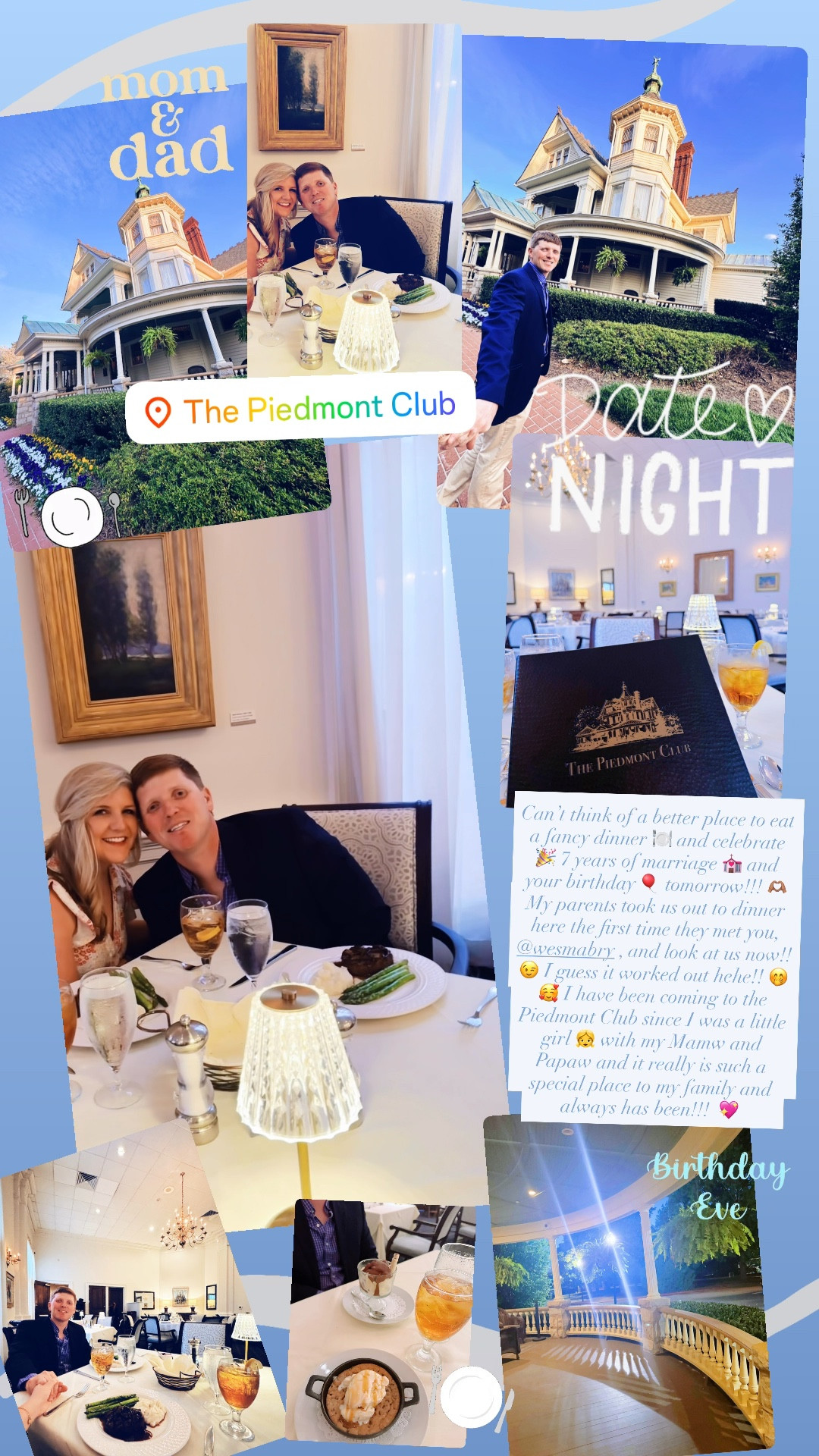 Off to sparkle ✨ city 🏙️ for our “birthaversary” 🤭 date night tonight to celebrate our 7 year anniversary 💒 yesterday and sweet @wesmabry ‘s birthday 🎂 tomorrow!!! 💖 Oh how we love this view from our farm 🚜 - what a dream 💭 come true this all is!!! 🥹