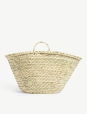Raffia woven basket bag | Selfridges