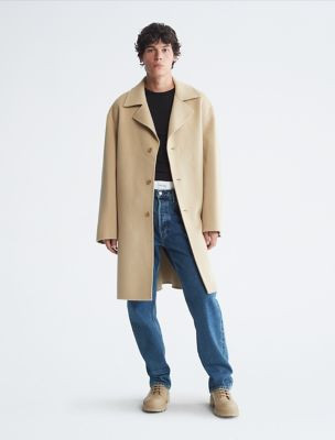 Standards Double Faced Wool Overcoat | Calvin Klein | Calvin Klein (US)