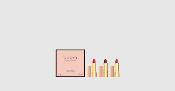 Rouge à Lèvres Mat mini lipsticks trio gift set | Gucci (US)