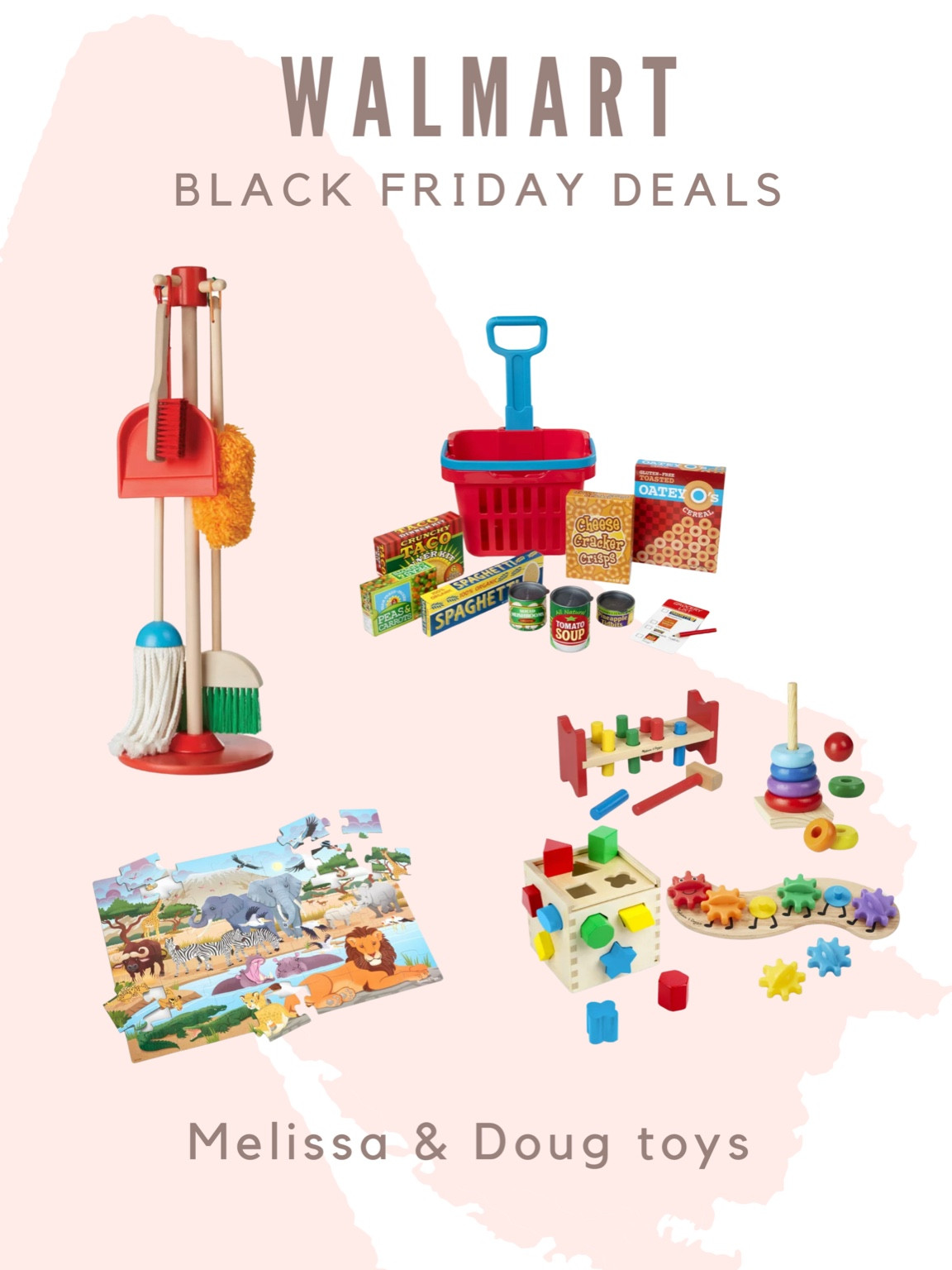 Melissa and Doug toys on Walmart Black Friday sale 

#LTKsalealert #LTKkids #LTKbaby