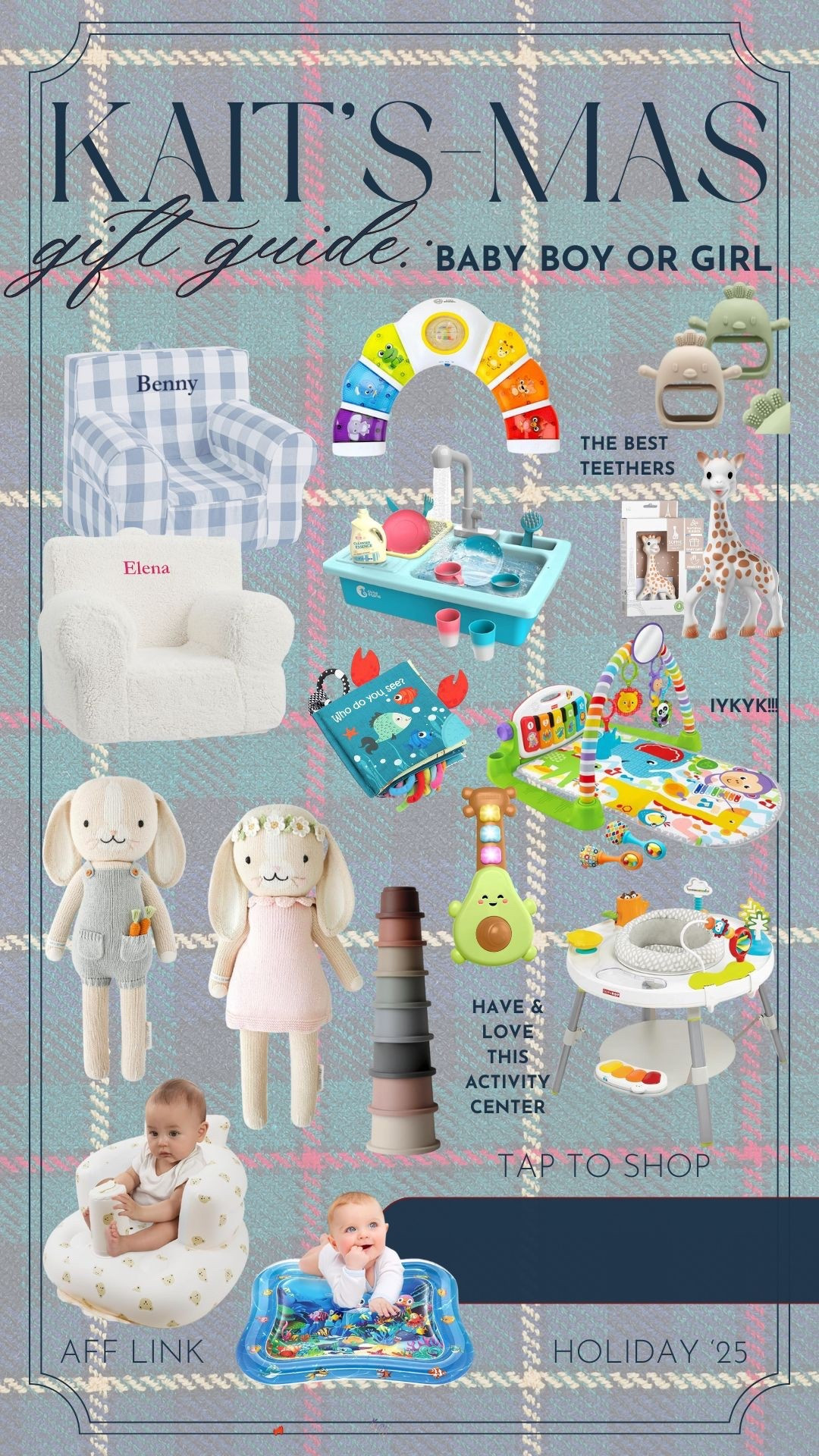 gift ideas for a baby boy or girl under a year! 

#LTKBaby #LTKmomlife #LTKGiftGuide
