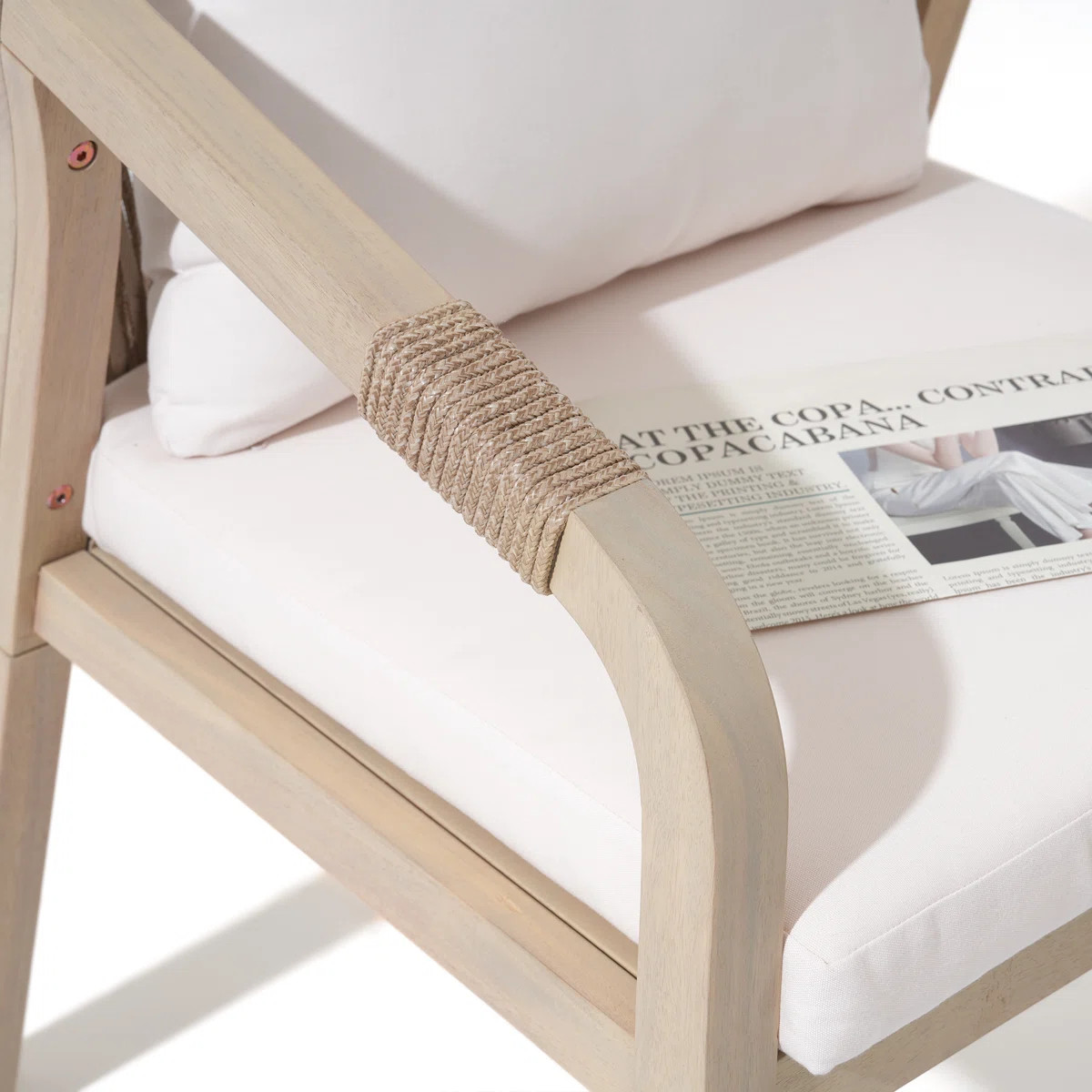 8-person Rectangular Outdoor Wood Dining Set With Cushions | Wayfair North America