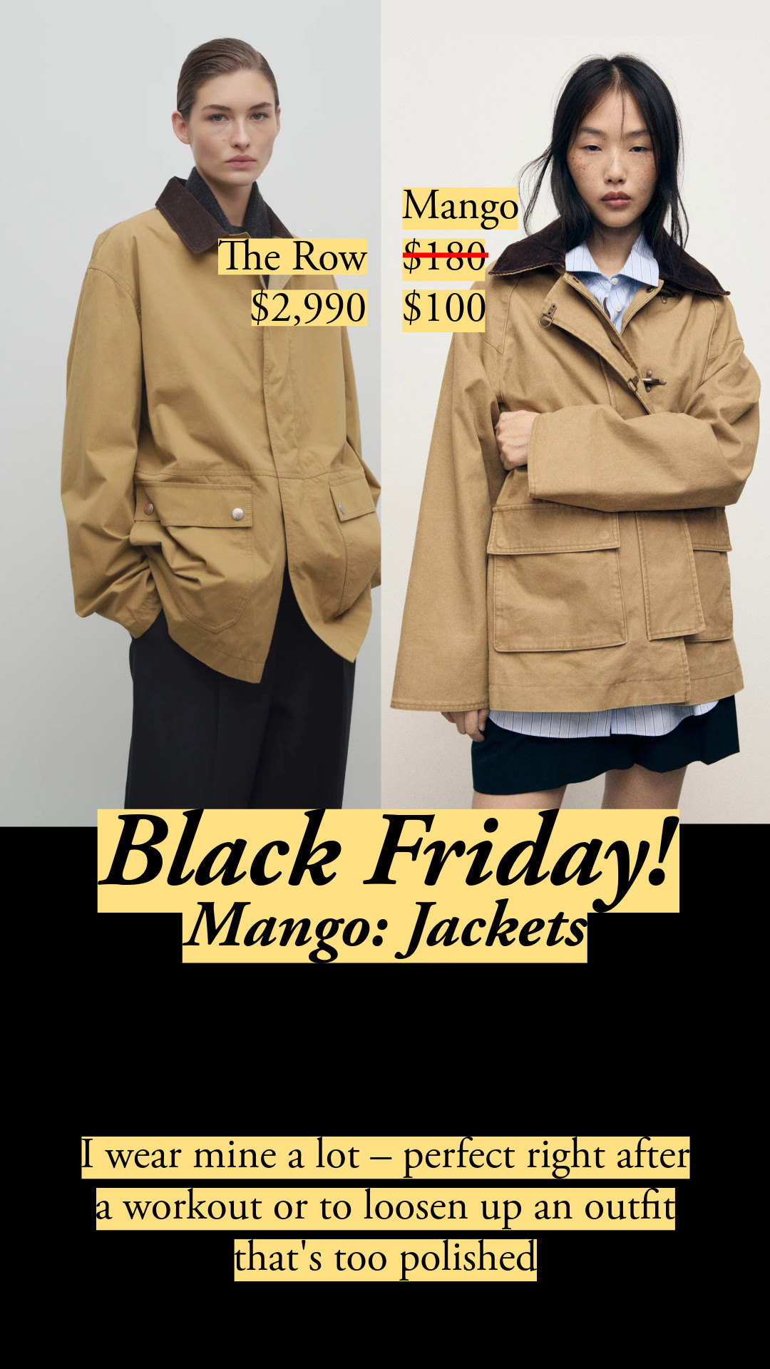 Black Friday | Mango | Barn Jackets | Lady's jacket | Capsule wardrobe 

 #LTKCyberWeek #LTKSeasonal #LTKFindsUnder100