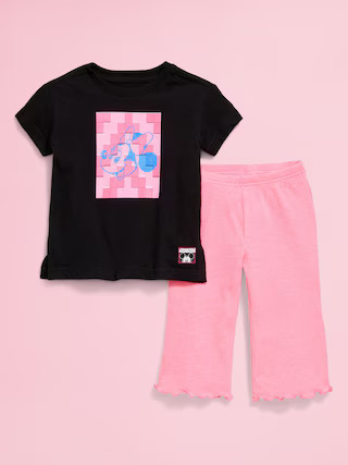 Old Navy x Disney© Minnie Mouse Tunic and Flare-Leg Pants Set for Toddler Girls | Old Navy (US)