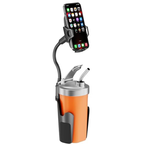 Sosirolo Cup Phone Holder for Car with 360° Adjustable Long Gooseneck, Cell Phone Holder Mount for Car | Truck | Golf Cart Compatible with iPhone & Samsung & All Smartphones | Amazon (US)