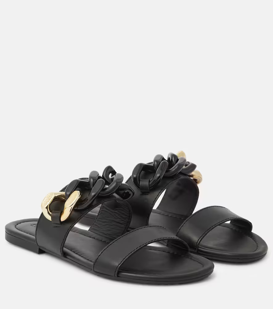 See By ChloÃ© Lynette leather sandals | Mytheresa (DACH)