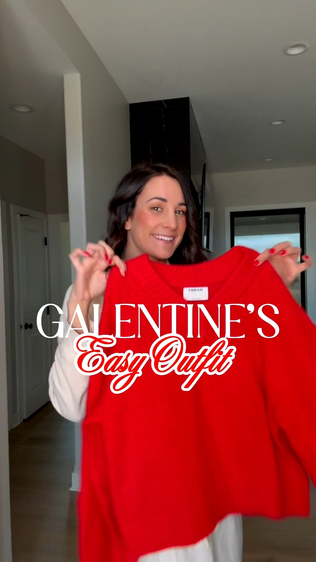 Heading to a GALENTINE’S event tonight and wanted to share my simple and easy look ❤️ Wearing size small in the sweater! It’s currently only $16!! Comes in a few other colors. 

#LTKValentine #LTKootd #LTKgrwm