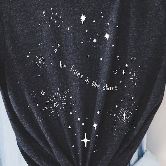 He Lives in the Stars Graphic Tee Baby Loss Awareness Shirt | Etsy | Etsy (US)