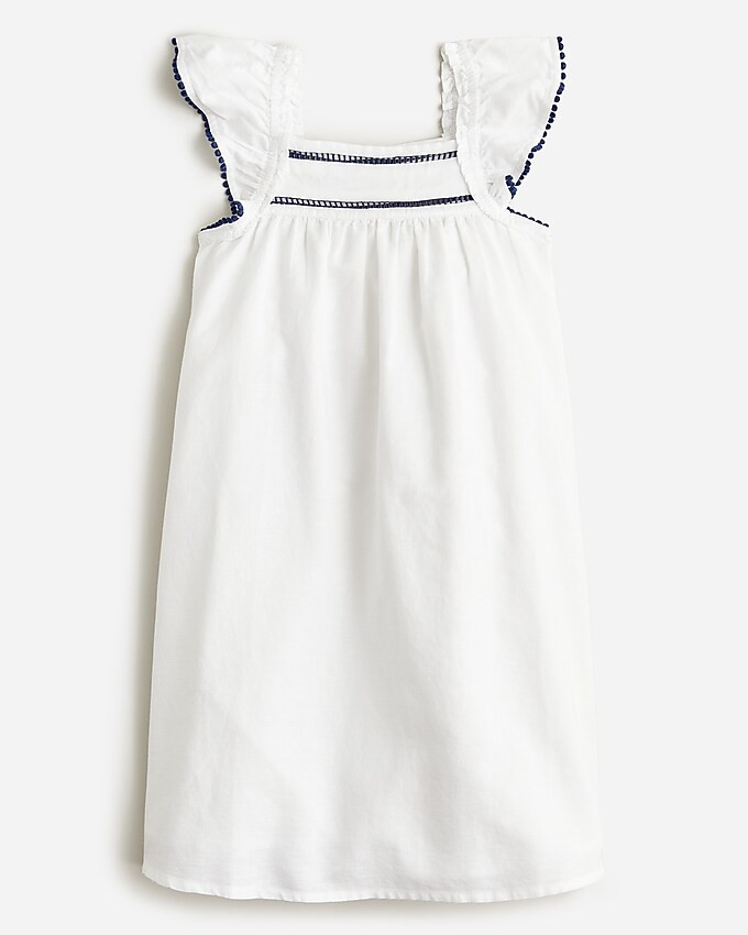 Girls' promenade dress in linen-cotton blend | J. Crew US