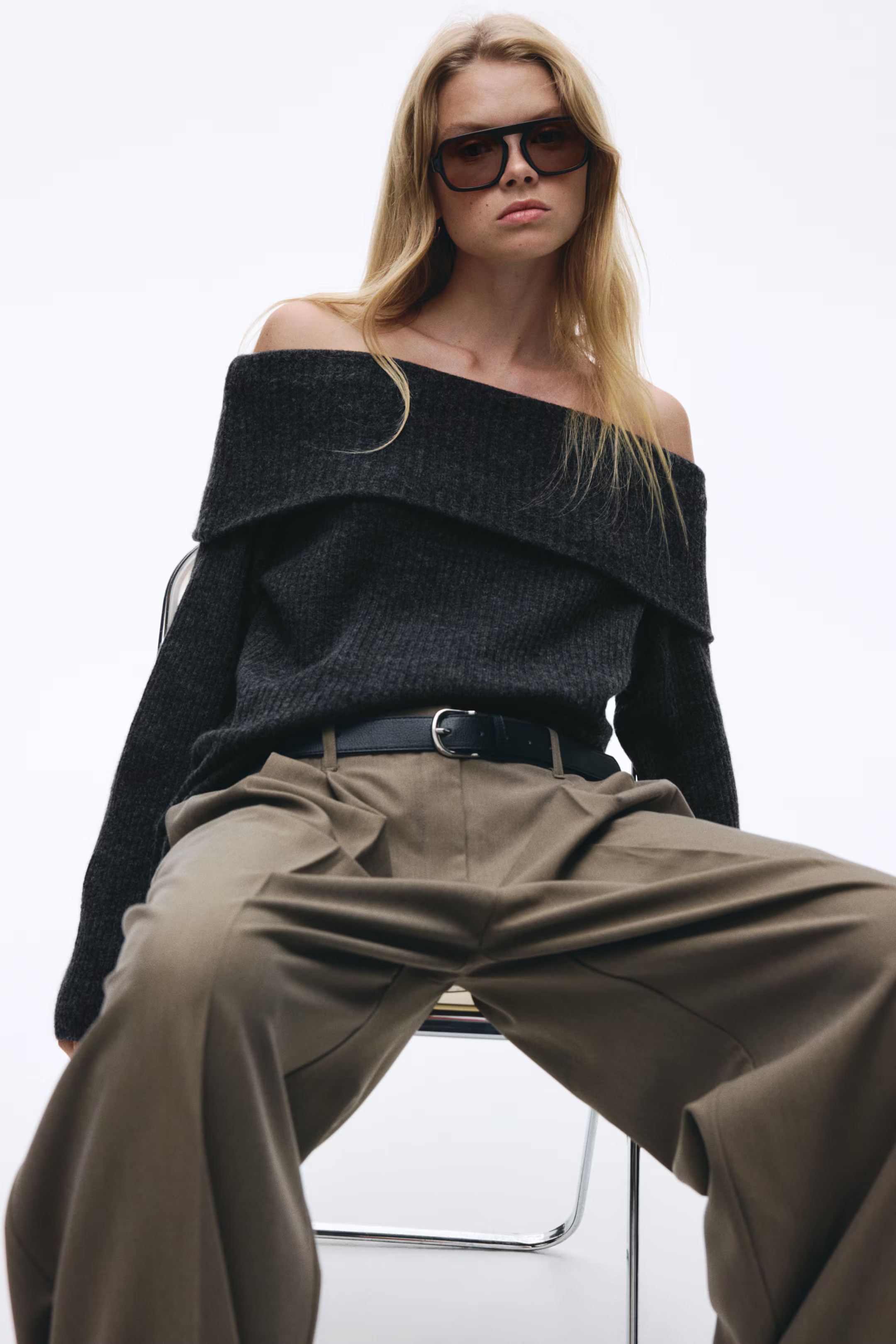 Off-the-Shoulder Sweater | H&M (US + CA)