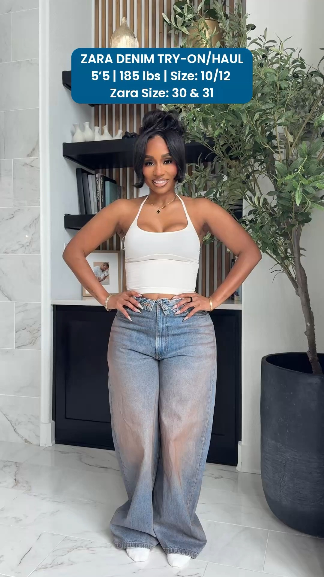 @Zara denim try on and haul! Size 30 or 31 in zara for the most comfortable fit! 

#LTKspring #LTKootd #LTKhaul