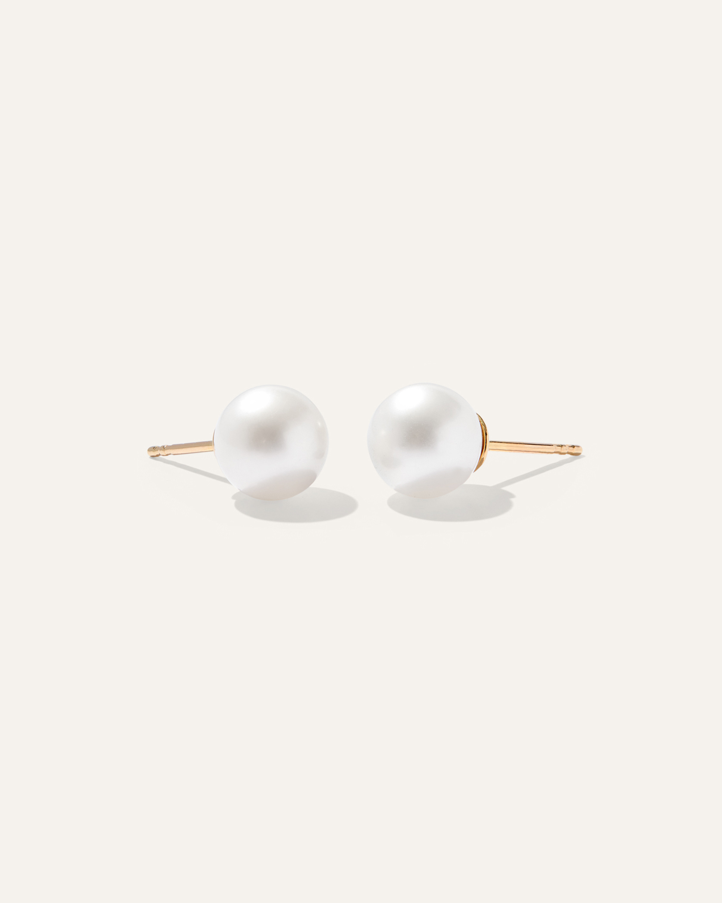 14K Gold Freshwater Cultured Pearl Studs | Quince