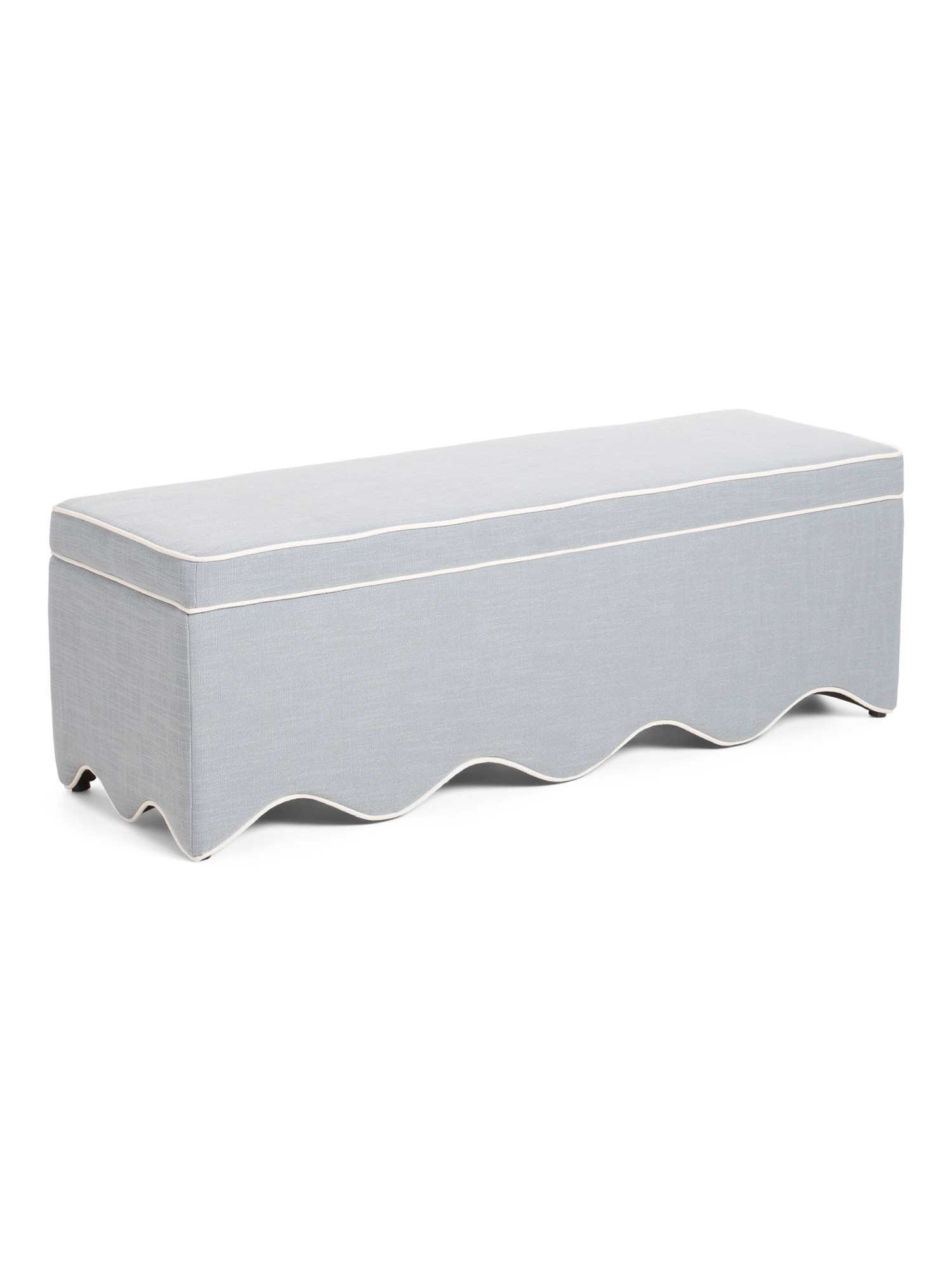54.5x18 Scalloped Storage Bench | Furniture & Lighting | Marshalls | Marshalls