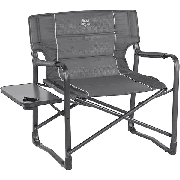 Timber Ridge XXL Directors Chair Oversized Supports 600 lbs, 28" Wide Heavy Duty Folding Camping Cha | Amazon (US)