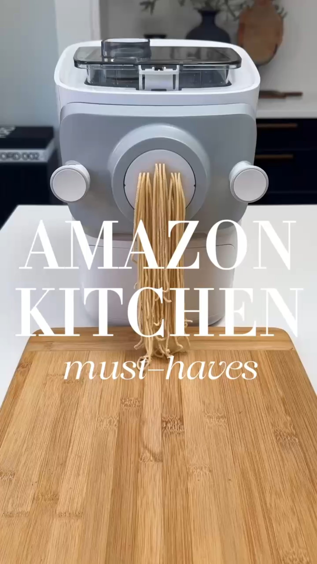 say PASTA if this is something you would find useful and I’ll send you the details 🍝restaurant style pasta but made at home!

This really is a game changer 🍽️ The kitchen hack that makes homemade pasta feel way less intimidating 🍝✨ this is one of those products that went very viral, and once you try it, it immediately makes sense!

You add your ingredients, press a button, and it does the mixing, kneading, and shaping for you while you literally watch fresh pasta come out in front of you. no rolling pins, no flour all over the counter, no guessing if the dough is right. it turns an everyday dinner into something that feels elevated, cozy, and honestly kind of impressive 😌🤍

Tag someone who would love to try this!  

#kitchenhack #viralfinds #homecooking #amazonkitchen #pastanight