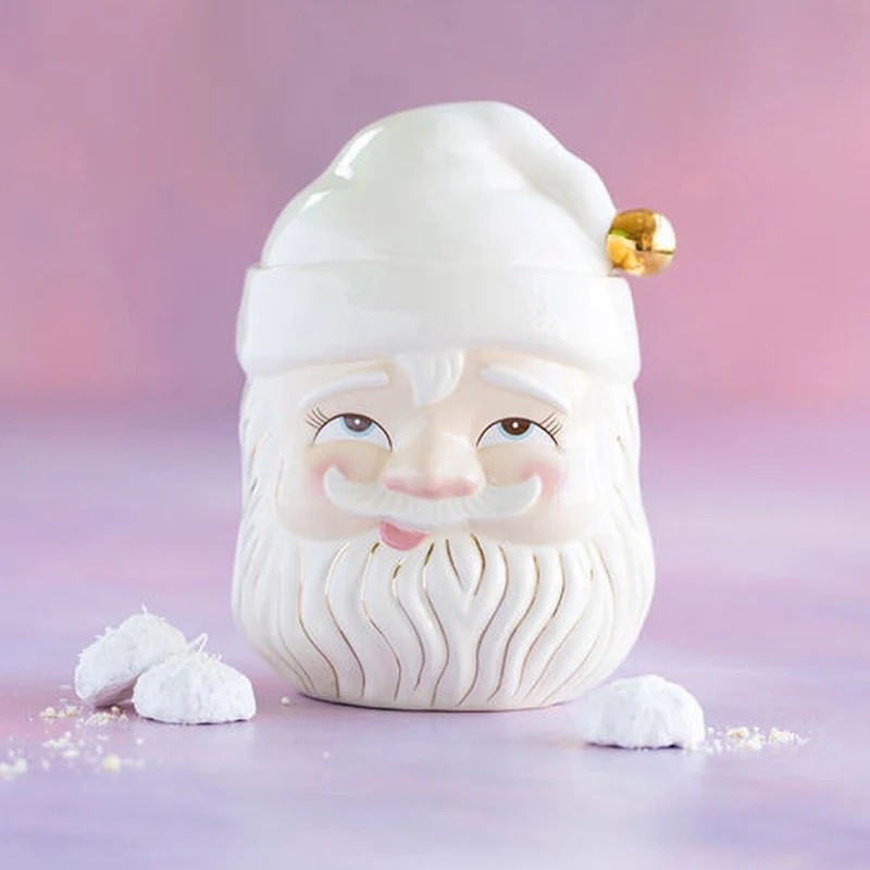 Darling Papa Noel cookie jar back in stock! Christmas time, seasonal, winter decorations, home decor, December, Santa, kitchen accessories

#LTKSeasonal #LTKHome #LTKFindsUnder50
