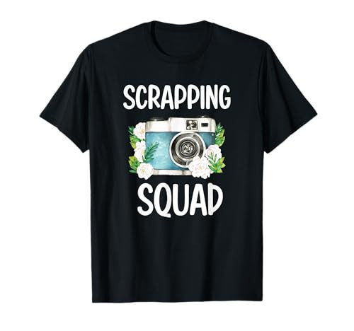 Scrapping Squad Scrapbooking Scrapbook Scrapbooker T-Shirt | Amazon (US)