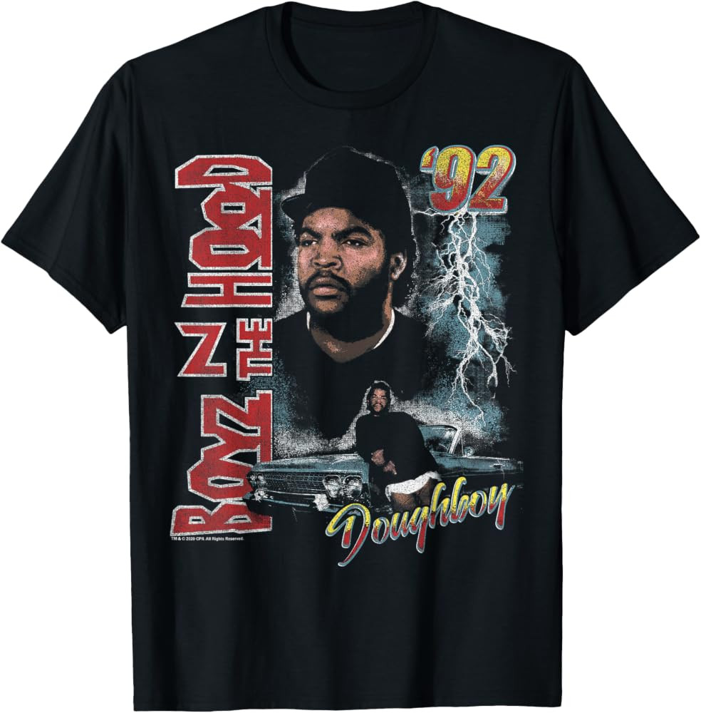 Amazon.com: Boyz in The Hood Doughboy Poster Short Sleeve T-Shirt : Clothing, Shoes & Jewelry | Amazon (US)