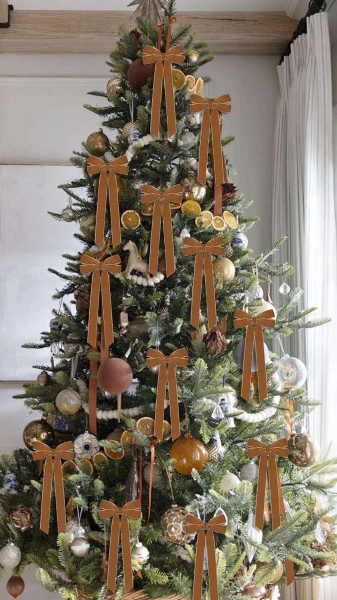 These bows for the tree and to put on everything else!!

#LTKHome #LTKSeasonal #LTKHoliday