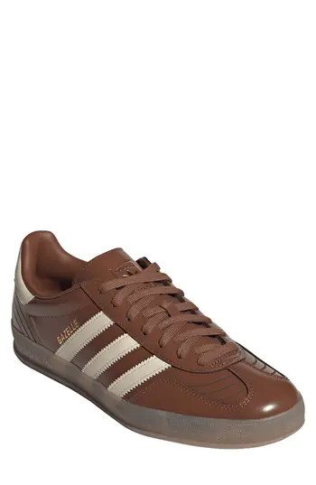 adidas Gazelle Indoor Sneaker in Brown/Wonder White/Gum5 at Nordstrom Rack, Size 11.5 | Nordstrom Rack