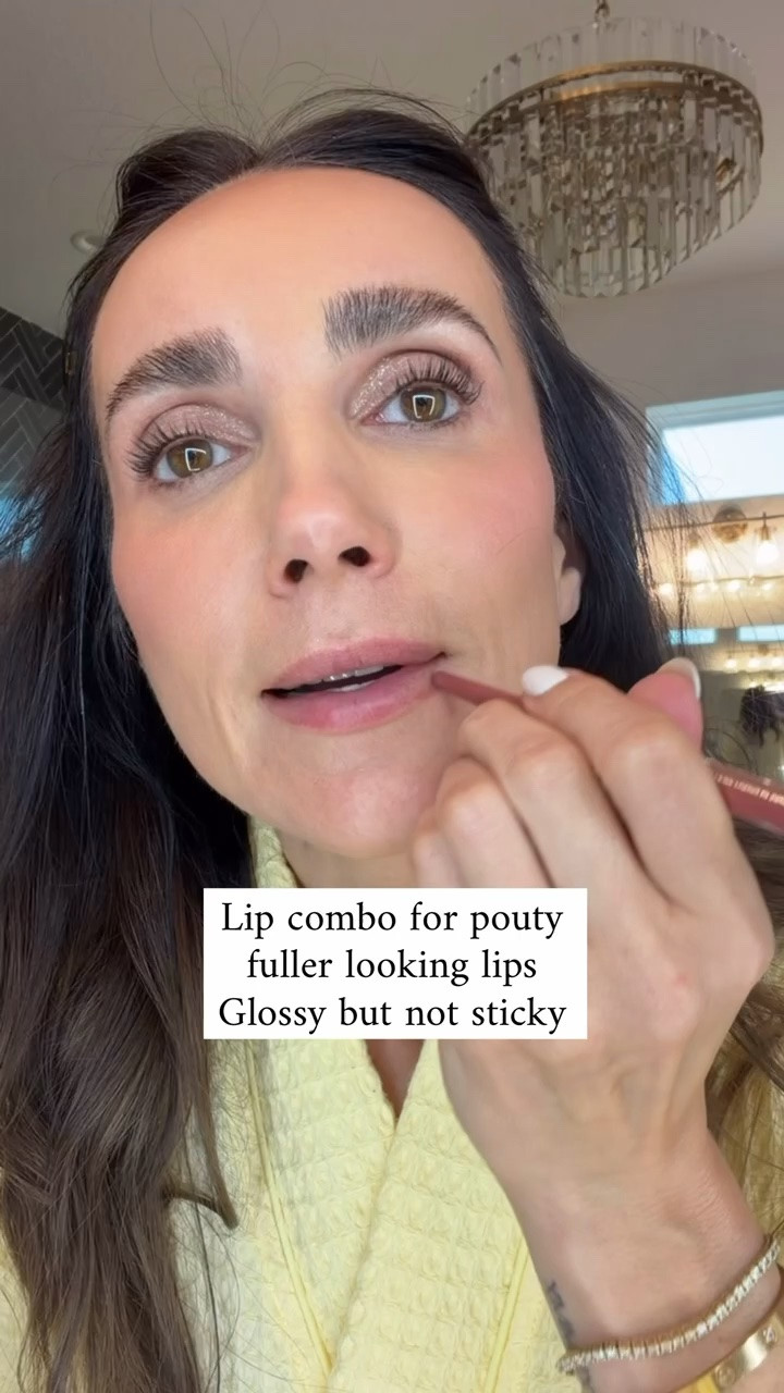 This lip combo gives that fuller, pouty look without feeling heavy or sticky. The liner adds the perfect definition, and the gloss gives just the right amount of shine for an everyday polished look. One of my favorite easy beauty combos lately.

Lip combo, Lip liner, Lip gloss, Fuller lips, Everyday makeup, Beauty favorites, Natural makeup look, Glossy lips, Makeup essentials, Sephora beauty, Clean girl makeup, Makeup routine, annabrstyle

#LTKBeauty #LTKgrwm #LTKOver40
