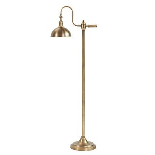 James Floor Lamp with Adjustable Dome Shade & Antique Brass Finish | Ballard Designs, Inc.