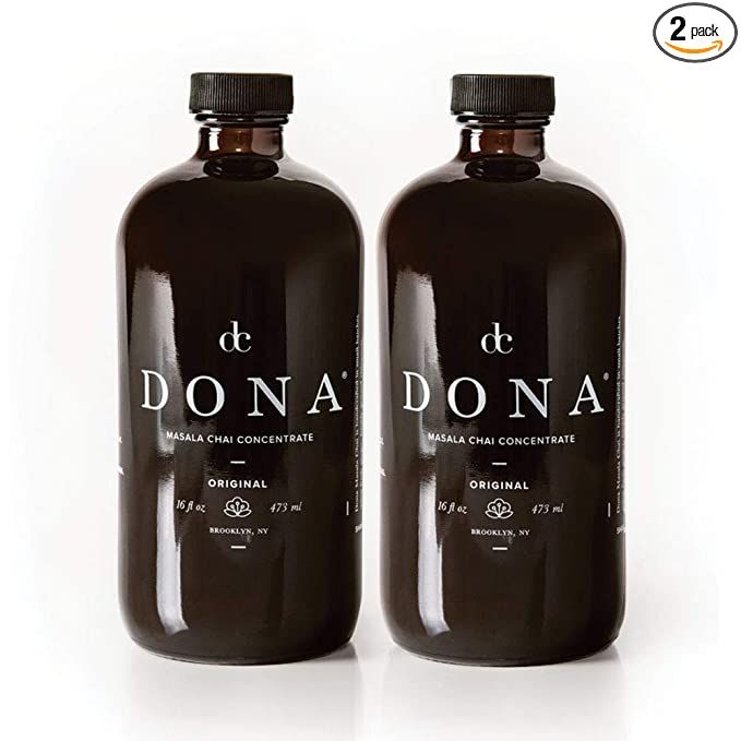 Dona Masala Chai Concentrate (16oz Bottle Two Pack) Liquid Chai Tea Concentrate | Amazon (US)