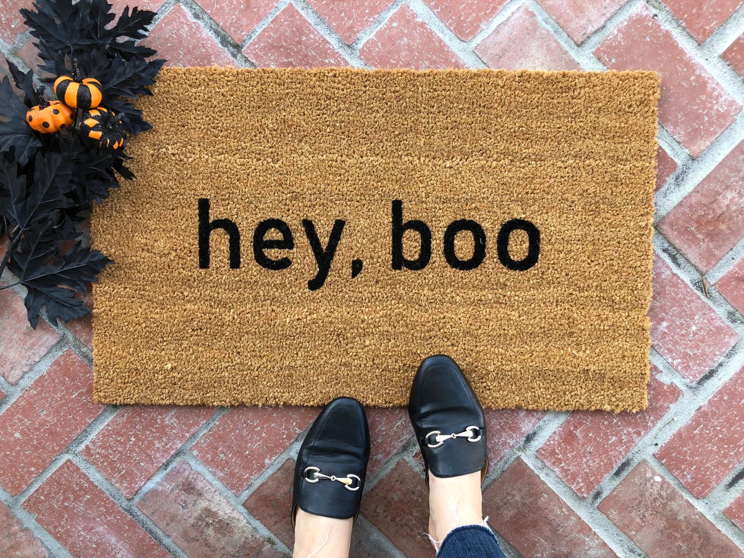 Halloween Doormat Funny Welcome Mat Cute Doormat Halloween - Etsy | Etsy (US)