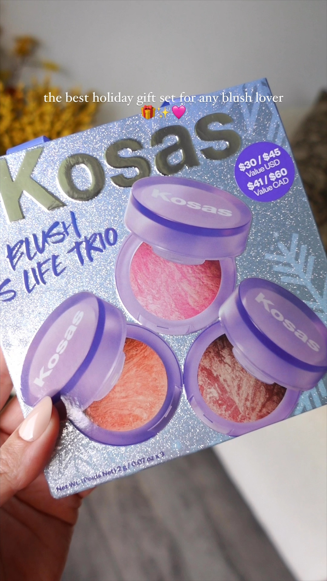 If you are a blush lover, definitely check out this gift set from Kosas! You get three mini blushes in the most beautiful, smooth, glowy formula. 

#LTKFindsUnder50 #LTKSeasonal #LTKBeauty