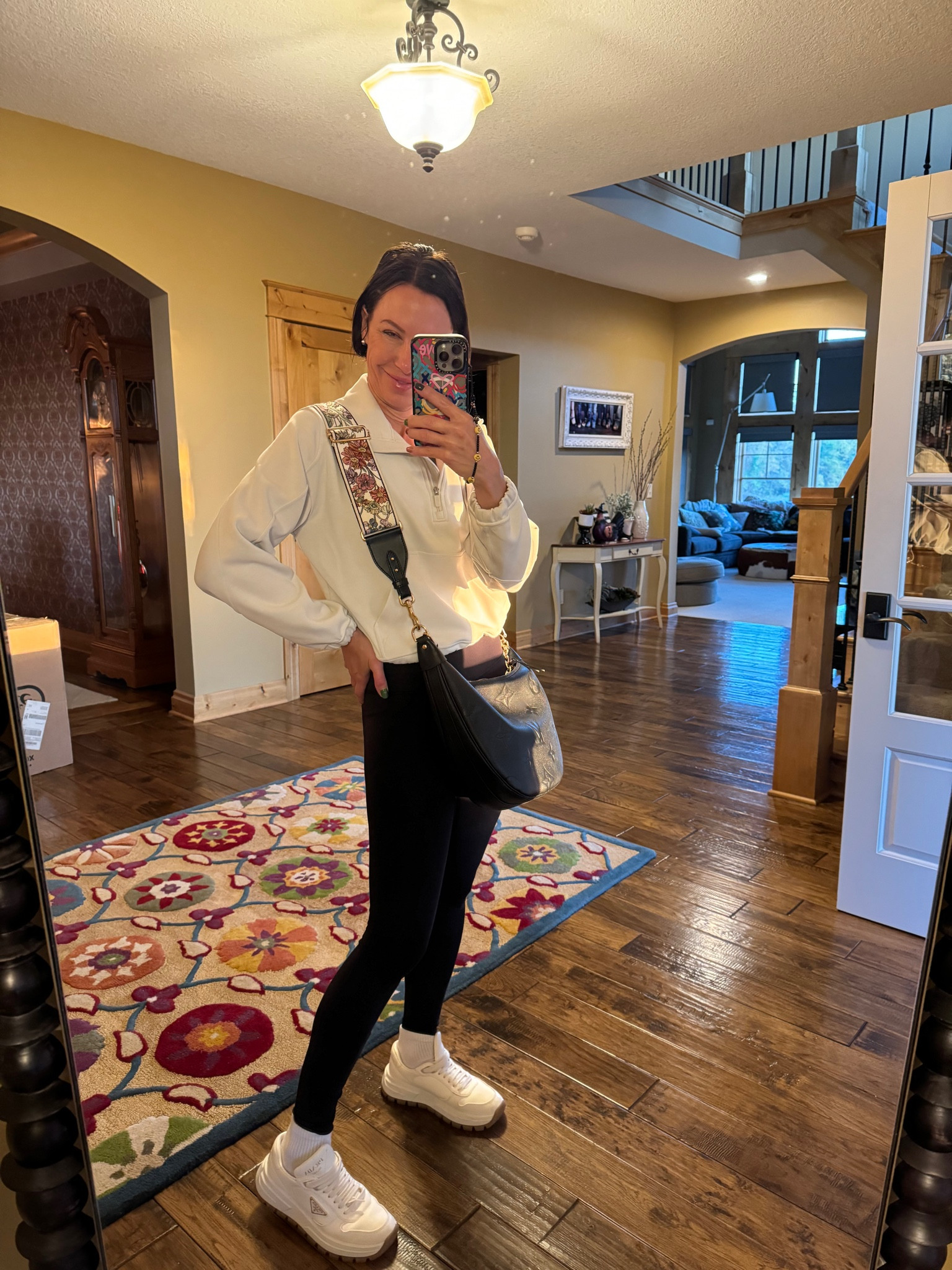 comfy casual fall outfit! 
Love this pullover from lululemon so soft!
Lululemon leggings and tank! 

#LTKStyleTip #LTKFindsUnder100 #LTKActive
