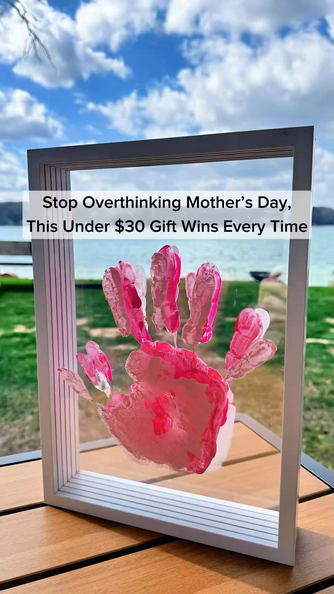 Stop overthinking Mother’s Day. This under $30 gift wins EVERY time. 🌸👋🏻

It’s a picture frame kit that comes with 4 or 5 panes + acrylic paint so you can do each of your kids’ handprints (or the whole family’s like I did!) and display them all together in one gorgeous frame.

No more Googling. No more last-minute panic. Just handprints she’ll move from house to house for the next 30 years. 👋🏻💕

Under $30. Ships before Mother’s Day.

#LTKHome #LTKMothersDay