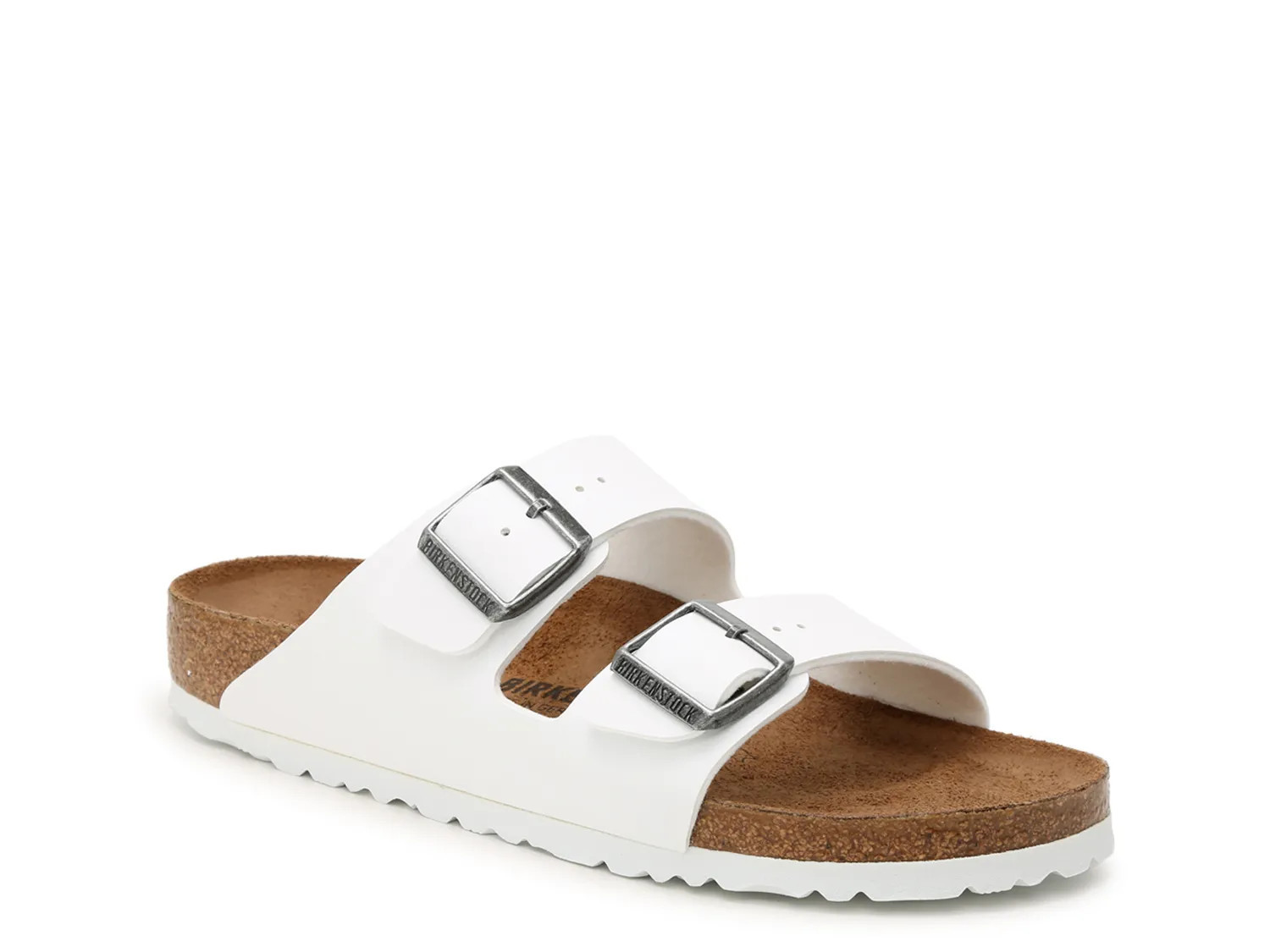 Birkenstock Arizona Slide Sandal | Women's | White | Size EU 41 / US Womens 10-10.5 / Mens 8-8.5 | Sandals | Athletic | Footbed | DSW