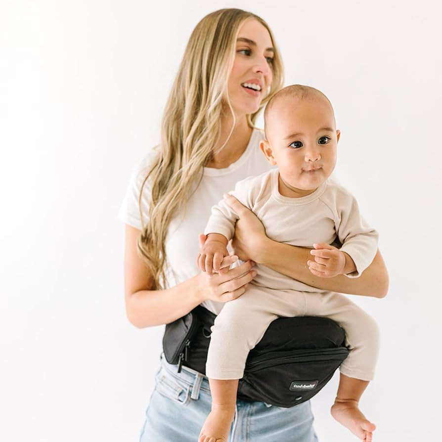 Tushbaby Original Hip Seat Baby Carrier for Babies & Toddlers up to 45 lbs, Safety Certified, Lig... | Amazon (US)