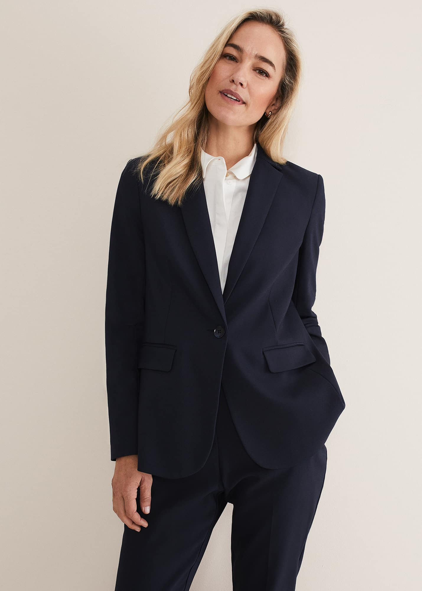 Phase Eight Women's Ulrica Navy Blazer | Phase Eight (UK)