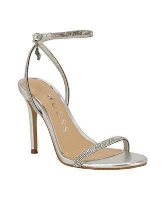 GUESS Women's Charmer Embellished Stiletto Dress Sandals - Macy's | Macy's