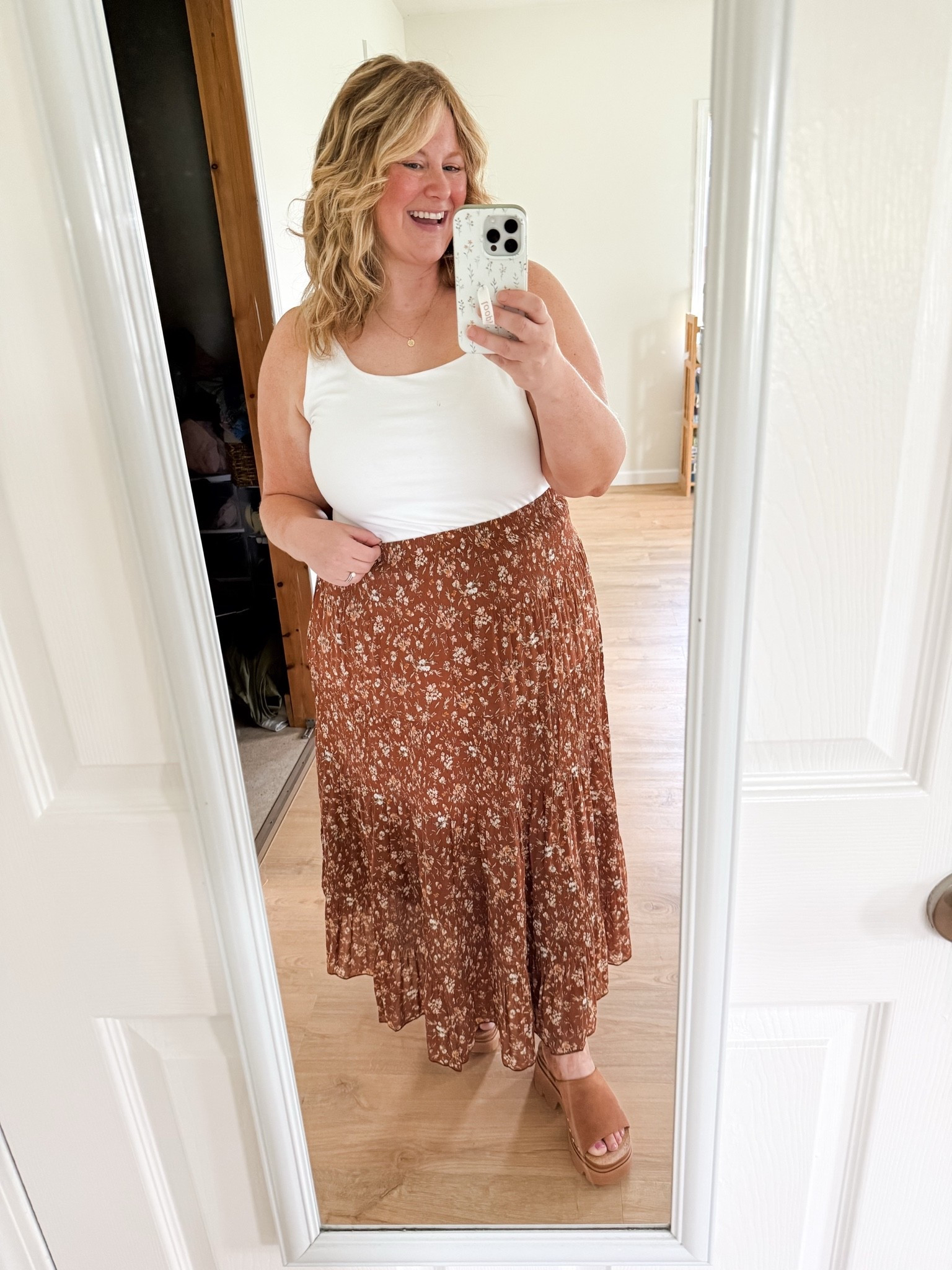 I’ve had this skirt in a different pattern for years and just got  this brown for Fall!

#LTKMidsize #LTKBump #LTKSeasonal