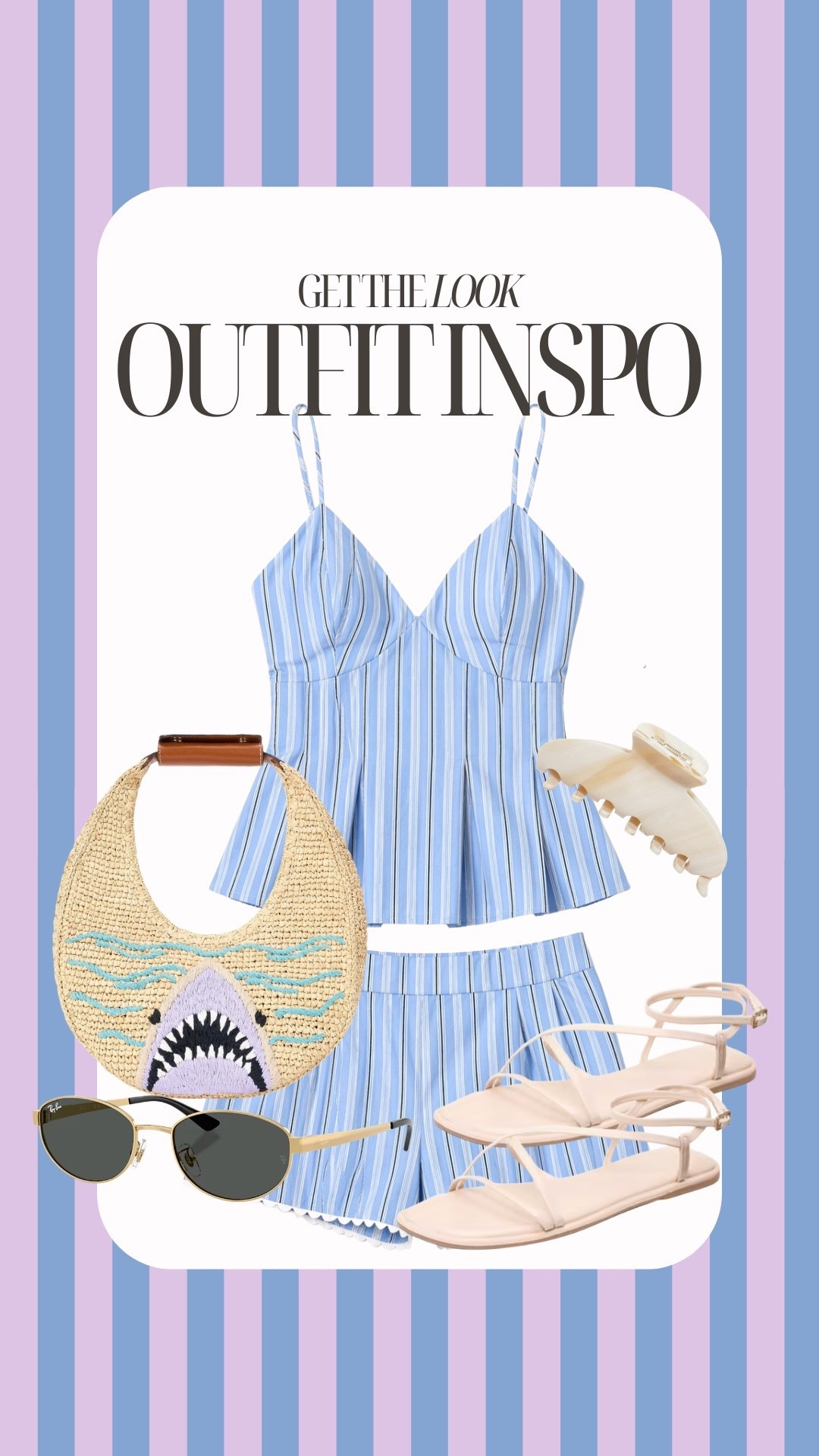 Striped summer set from Target 

#LTKFestival #LTKootd
