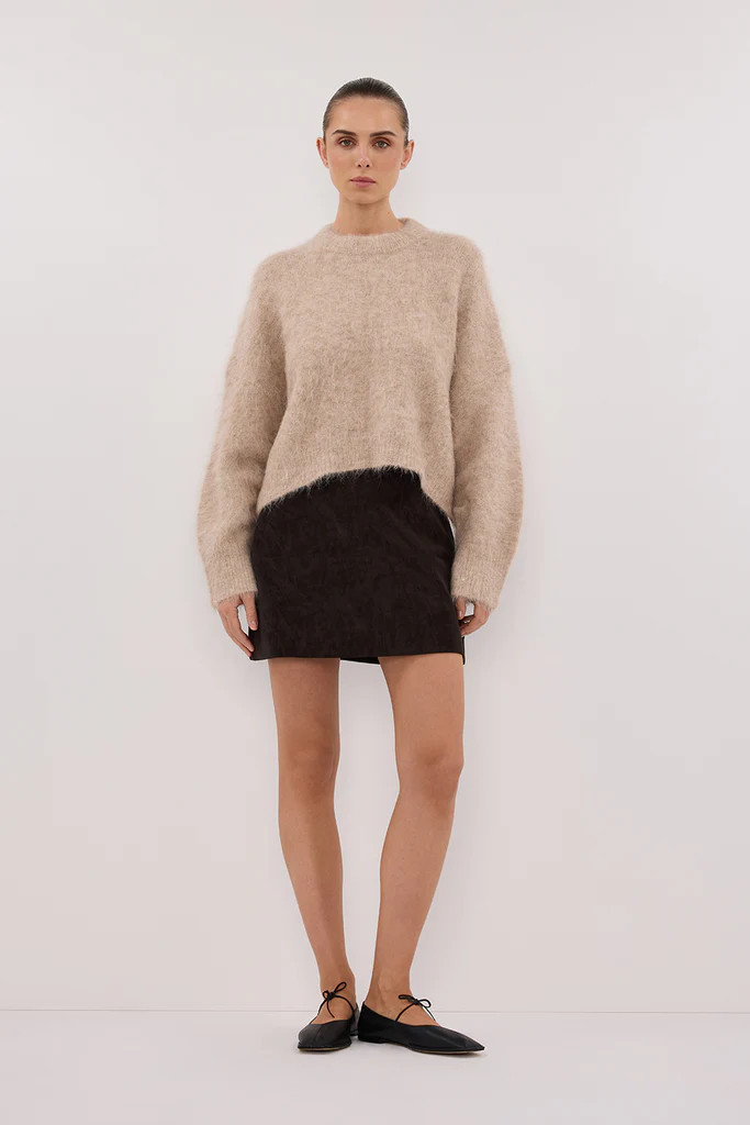 SALMA OAT TUCK SLEEVE JUMPER | DISSH