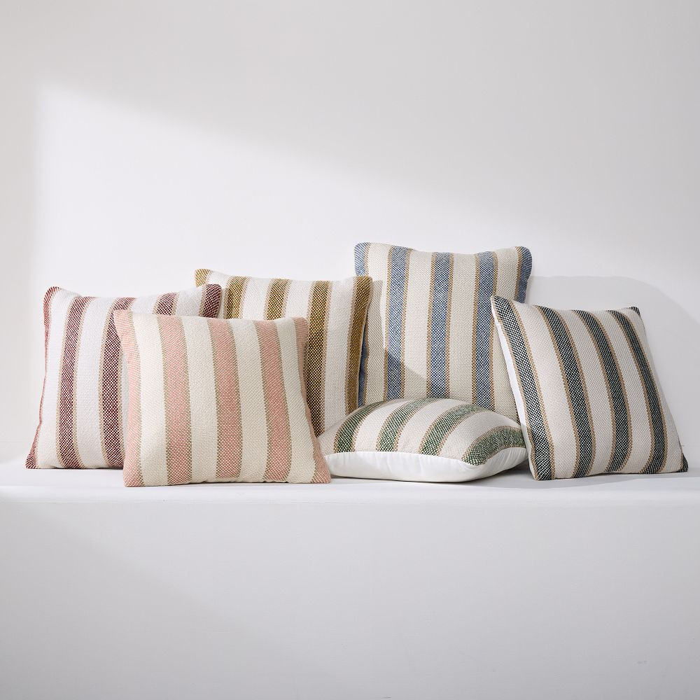 Outdoor Cabana Stripe Pillow | West Elm (US)