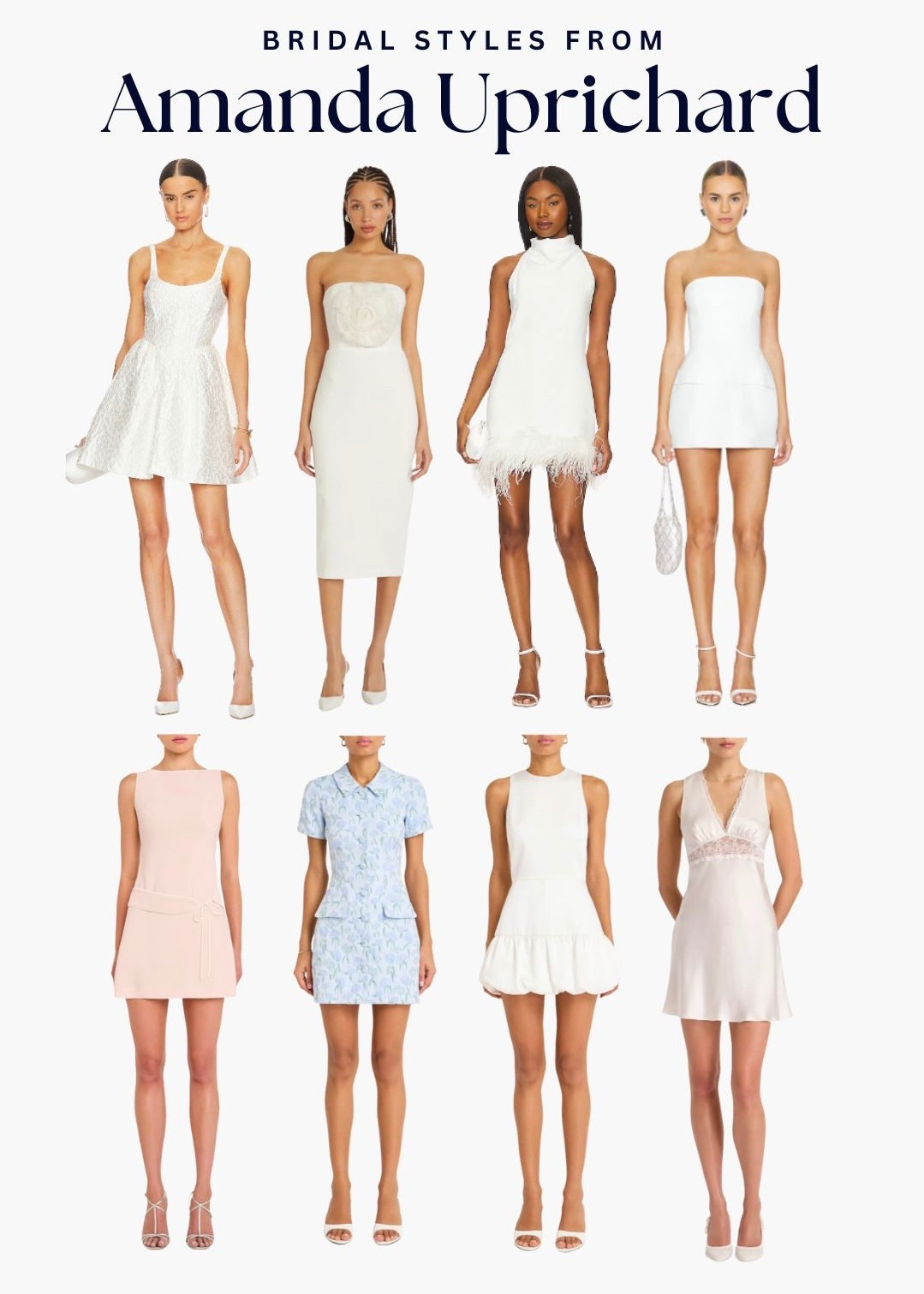 bridal styles from Amanda Uprichard that I love | wearing size xs in all pieces | use code VIV20 for $20 off your purchase of $250+, first time customers!

#LTKSeasonal #LTKPetite #LTKWedding