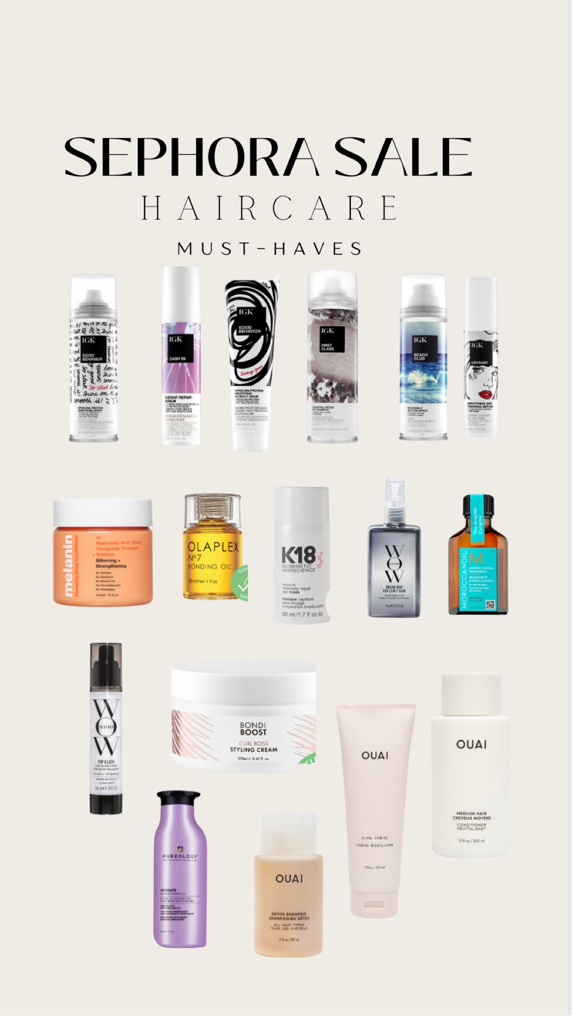Sephora Sale Hair Care Must-Haves 🫶🏽 #LTKBeauty #LTKSkincare #LTKSephora #LTKSephoraSale #LTKSephoraHair
