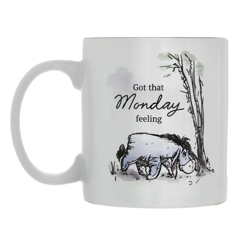 Winnie the Pooh Monday Feeling Mug, Ceramic, 20 fl oz | Walmart (US)