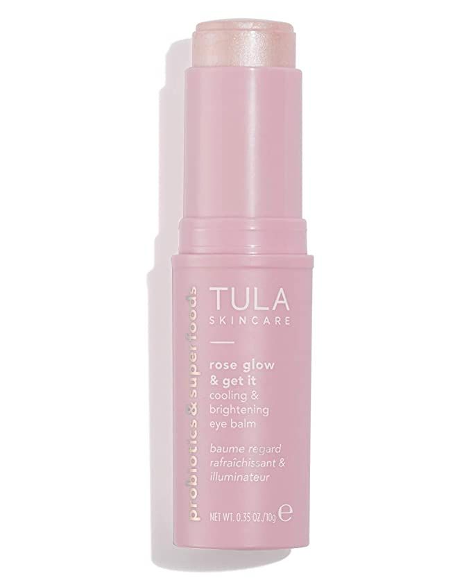 Amazon.com: TULA Skin Care Rose Glow & Get It Cooling & Brightening Eye Balm | Dark Circle Under ... | Amazon (US)
