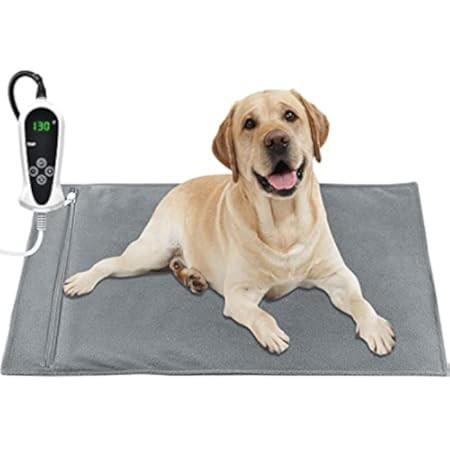 Toozey Pet Heating Pad, 6 Adjustable Temperature Dog Cat Heating Pad with Timer, Indoor Pet Heating  | Amazon (US)