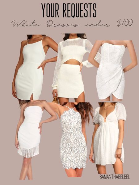 White dresses for brides bachelorette bridal white summer dress spring dress under $100 

Follow my shop @samanthabelbel on the @shop.LTK app to shop this post and get my exclusive app-only content!

#liketkit #LTKsalealert #LTKwedding #LTKunder100
@shop.ltk
https://liketk.it/45UvH

#LTKunder100 #LTKwedding #LTKunder50