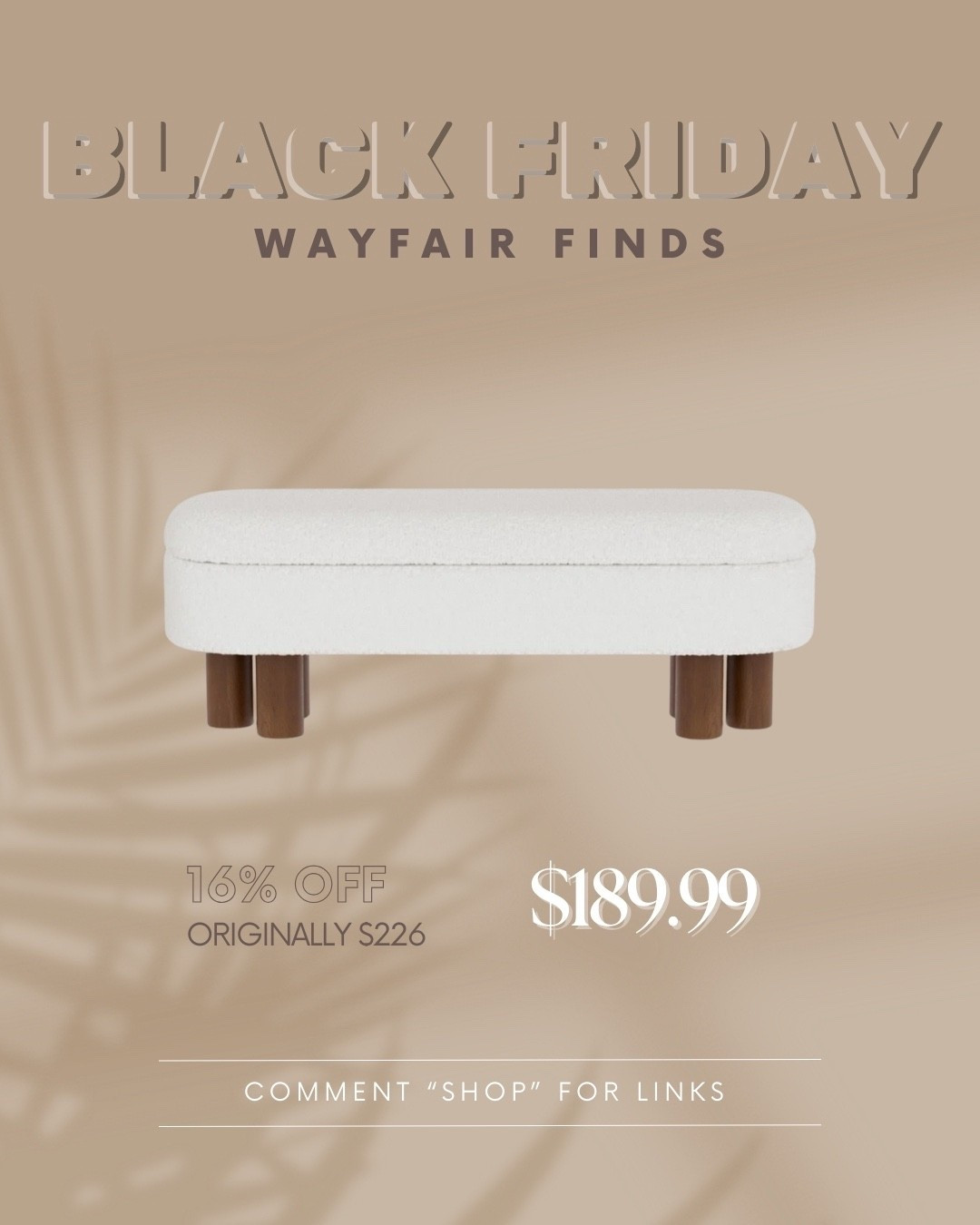 Among Wayfair’s many Black Friday deals, they have so many gorgeous benches with great discounts.

Links are commissionable meaning I earn a small commission for each purchase. 

#affiliate #blackfridaydeal #modernbench #blackfridayfurniture #homedecor #furniture 

#LTKHome #LTKCyberWeek