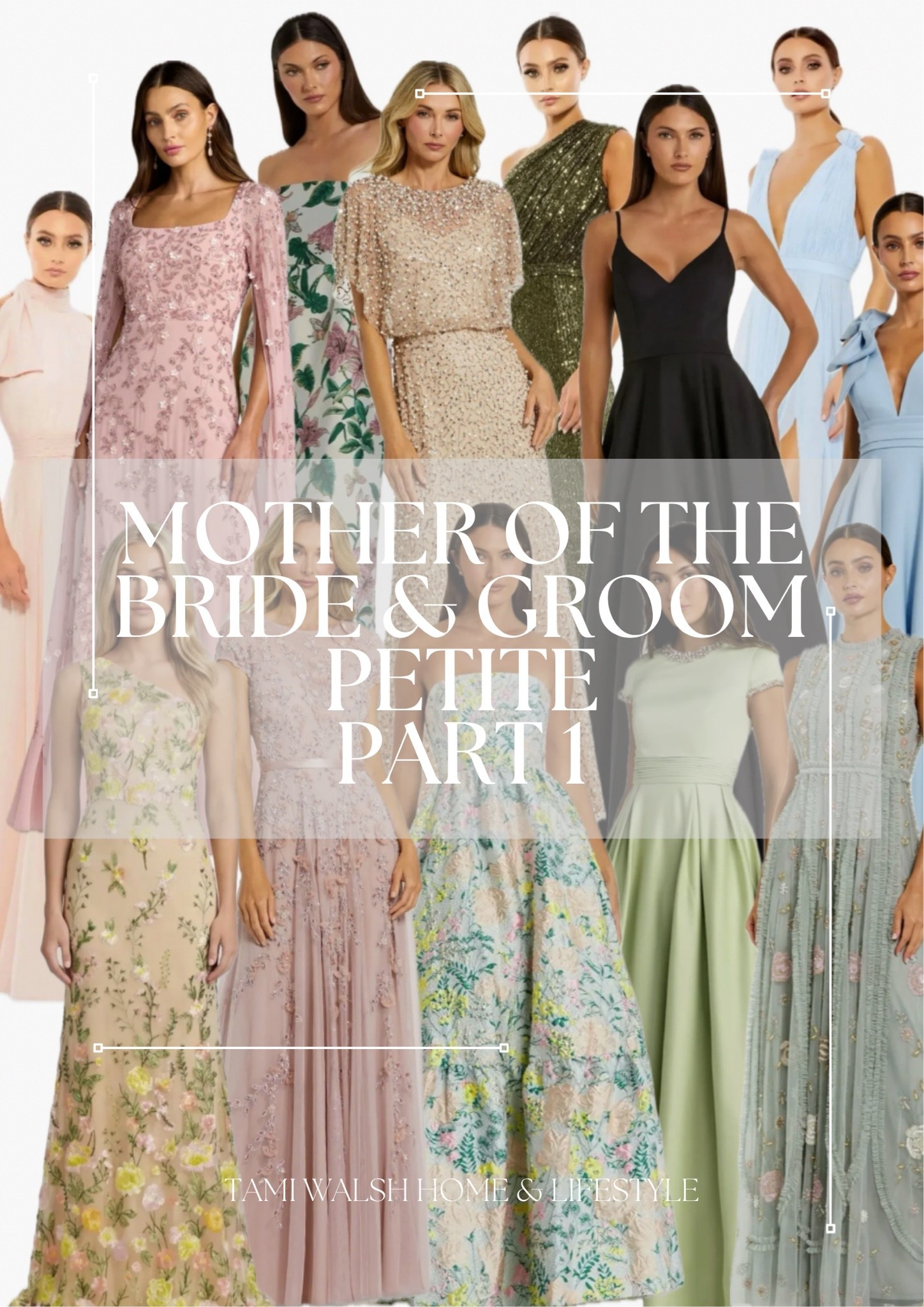 Are you a Mother of the Bride or Mother of the Groom looking for a PETITE gown for your son or daughter’s wedding day? I’ve got you covered here with part 1 of 2 of our petite size dress search! All of these beautiful dresses are from Mac Duggal. 

Follow for all the dresses but stay for the fun! I’m your 50ish best friend. 🤩