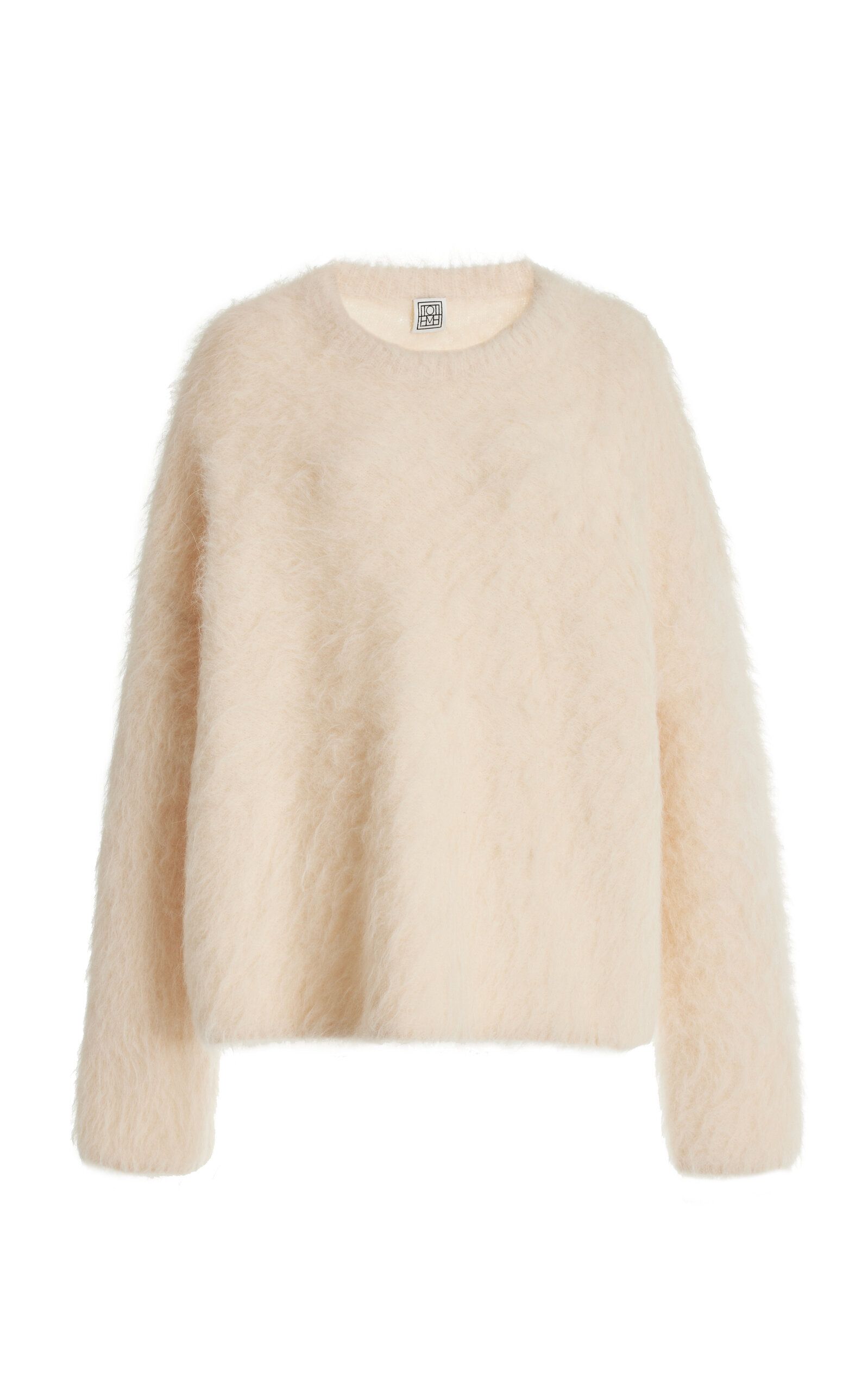 Boxy Alpaca-Blend Knit Sweater | Moda Operandi (Global)